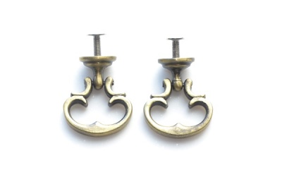 Bronze Finish Medium Drop Handles (pair)